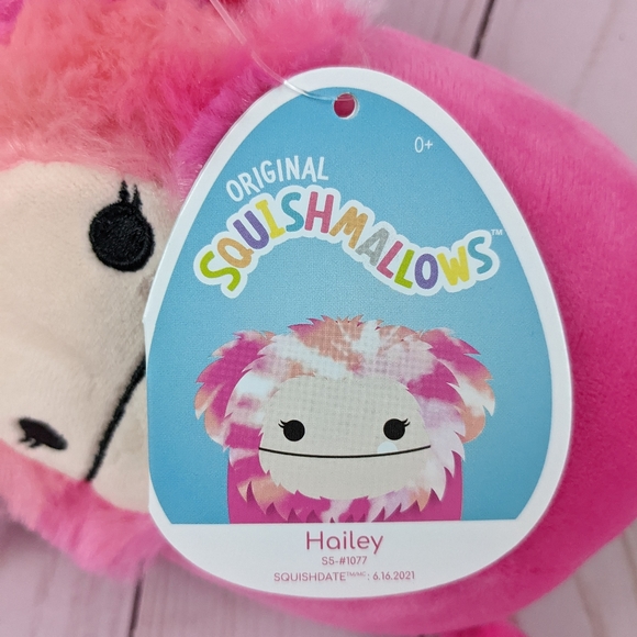 Kellytoy Squishmallows Pink Hailey the Bigfoot Colorful Crew Squad New 5" - Picture 3 of 5